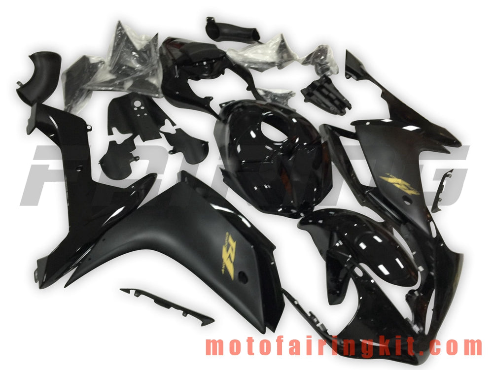 Fairing Kits Fit for YZF-1000 R1 2007 2008 YZF 1000 R1 07 08 Plastic ABS Injection Mold Complete Motorcycle Body Aftermarket Bodywork Frame (Black) B042