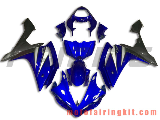 Fairing Kits Fit for YZF-1000 R1 2007 2008 YZF 1000 R1 07 08 Plastic ABS Injection Mold Complete Motorcycle Body Aftermarket Bodywork Frame (Blue & Black) B046