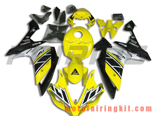 Kits de carenado aptos para YZF-1000 R1 2007 2008 YZF 1000 R1 07 08 Molde de inyección de plástico ABS Carrocería completa para motocicleta Marco de carrocería de posventa (amarillo y negro) B049