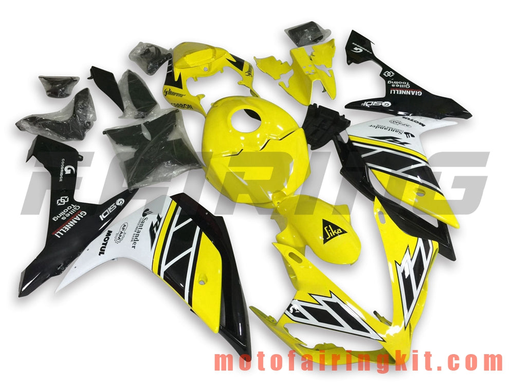 Fairing Kits Fit for YZF-1000 R1 2007 2008 YZF 1000 R1 07 08 Plastic ABS Injection Mold Complete Motorcycle Body Aftermarket Bodywork Frame (Yellow & Black) B049