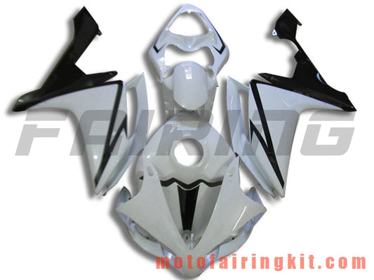 Fairing Kits Fit for YZF-1000 R1 2007 2008 YZF 1000 R1 07 08 Plastic ABS Injection Mold Complete Motorcycle Body Aftermarket Bodywork Frame (White & Black) B054