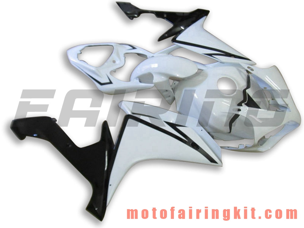 Fairing Kits Fit for YZF-1000 R1 2007 2008 YZF 1000 R1 07 08 Plastic ABS Injection Mold Complete Motorcycle Body Aftermarket Bodywork Frame (White & Black) B054