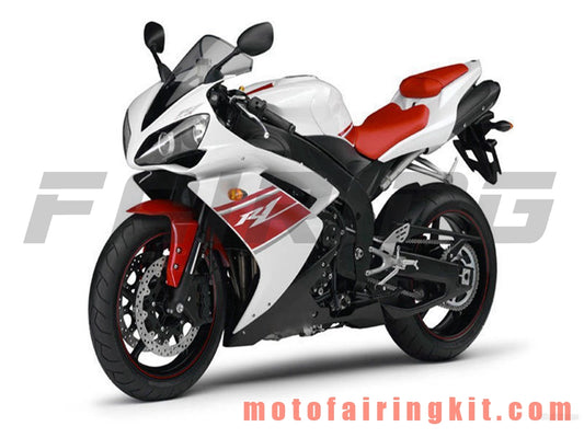 Fairing Kits Fit for YZF-1000 R1 2007 2008 YZF 1000 R1 07 08 Plastic ABS Injection Mold Complete Motorcycle Body Aftermarket Bodywork Frame (White & Red) B060