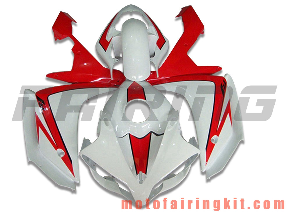 Kits de carenado aptos para YZF-1000 R1 2007 2008 YZF 1000 R1 07 08 Molde de inyección de plástico ABS Carrocería completa para motocicleta Marco de carrocería de posventa (rojo y blanco) B062