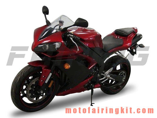 フェアリングキット YZF-1000 R1 2007 2008 YZF 1000 R1 07 08 プラスチック ABS 射出成形 完全なオートバイボディ アフターマーケットボディワークフレーム (オレンジ &amp; ブラック) B065