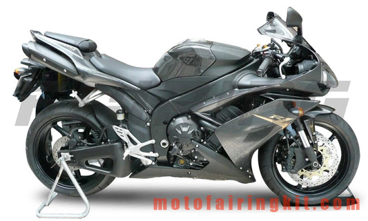 Kits de carenado aptos para YZF-1000 R1 2007 2008 YZF 1000 R1 07 08 Molde de inyección de plástico ABS Carrocería completa para motocicleta Marco de carrocería de posventa (gris y negro) B067