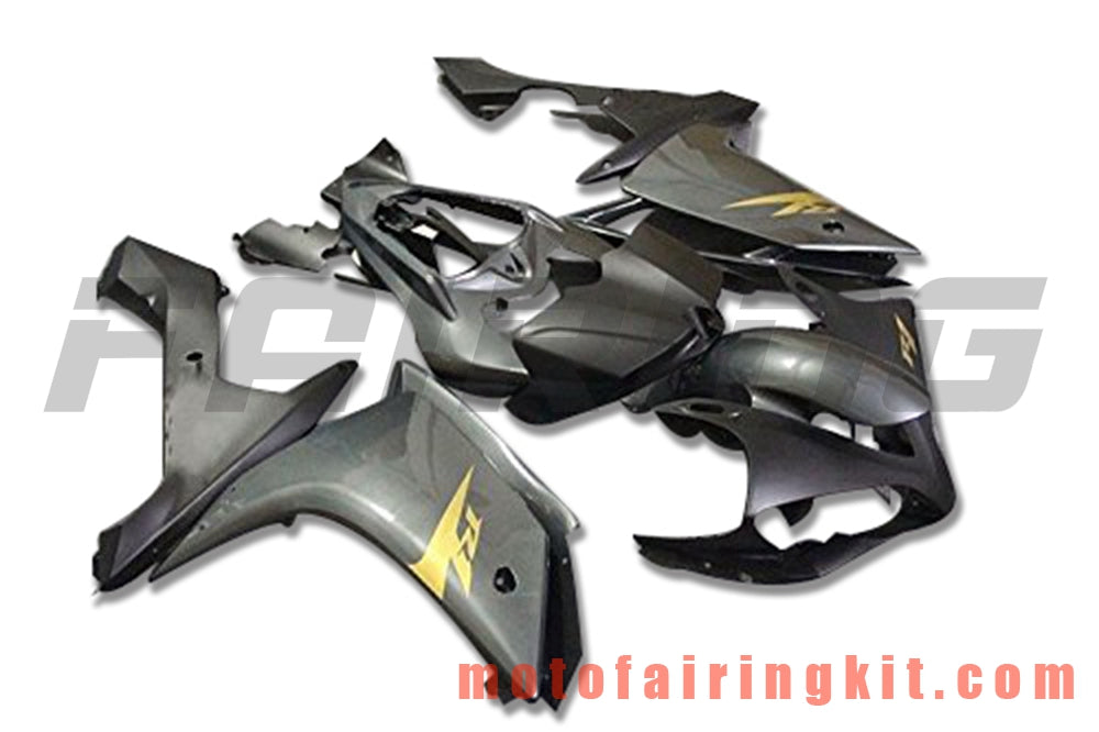 Fairing Kits Fit for YZF-1000 R1 2007 2008 YZF 1000 R1 07 08 Plastic ABS Injection Mold Complete Motorcycle Body Aftermarket Bodywork Frame (Gray & Black) B067