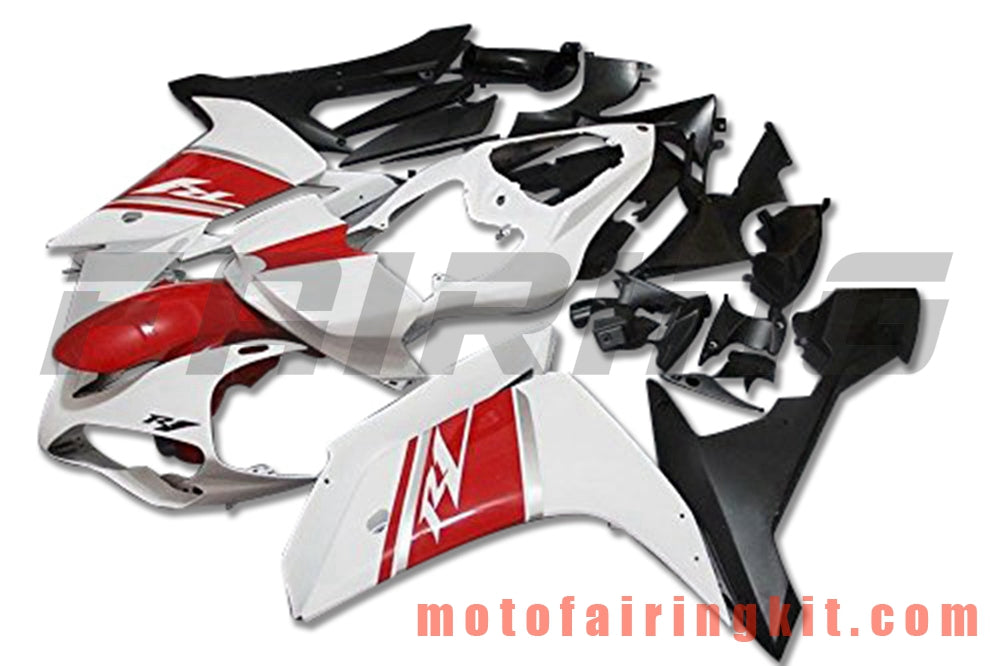 Fairing Kits Fit for YZF-1000 R1 2007 2008 YZF 1000 R1 07 08 Plastic ABS Injection Mold Complete Motorcycle Body Aftermarket Bodywork Frame (White & Red) B068