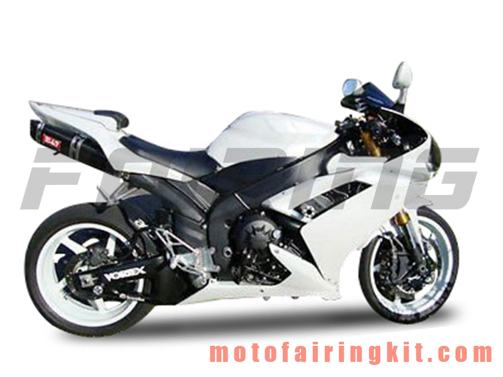 フェアリングキット YZF-1000 R1 2007 2008 YZF 1000 R1 07 08 プラスチック ABS 射出成形 完全なオートバイボディ アフターマーケットボディワークフレーム (ホワイト) B069