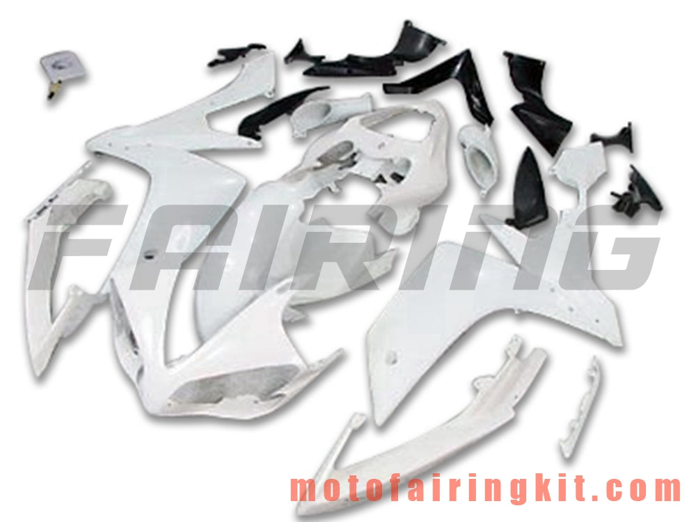 Fairing Kits Fit for YZF-1000 R1 2007 2008 YZF 1000 R1 07 08 Plastic ABS Injection Mold Complete Motorcycle Body Aftermarket Bodywork Frame (White) B069