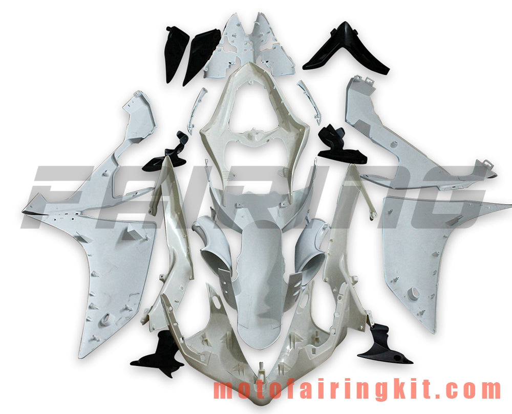 Fairing Kits Fit for YZF-1000 R1 2007 2008 YZF 1000 R1 07 08 Plastic ABS Injection Mold Complete Motorcycle Body Aftermarket Bodywork Frame (Unpainted) BBB1