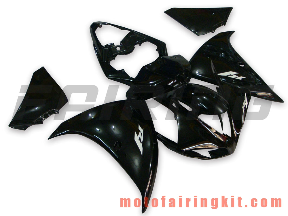 Fairing Kits Fit for YZF-1000 R1 2009 2010 2011 YZF 1000 R1 09 10 11 Plastic ABS Injection Mold Complete Motorcycle Body Aftermarket Bodywork Frame (Black) B006