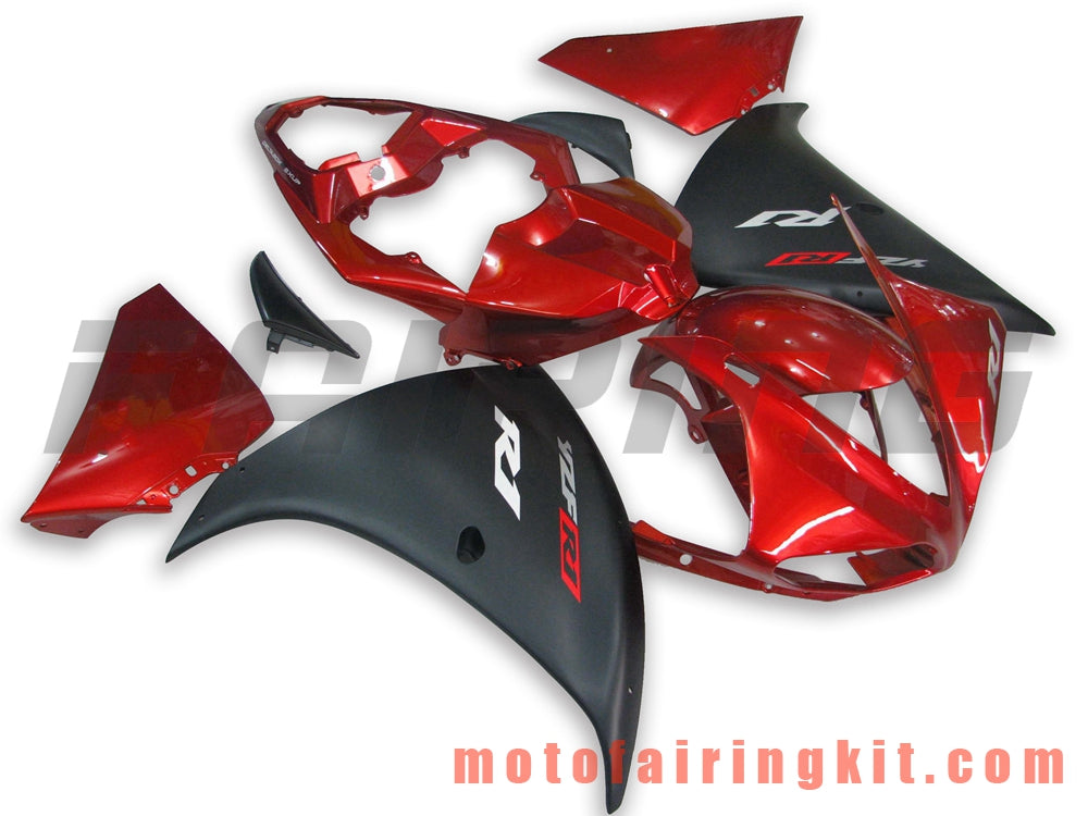 Fairing Kits Fit for YZF-1000 R1 2009 2010 2011 YZF 1000 R1 09 10 11 Plastic ABS Injection Mold Complete Motorcycle Body Aftermarket Bodywork Frame (Orange & Black) B008