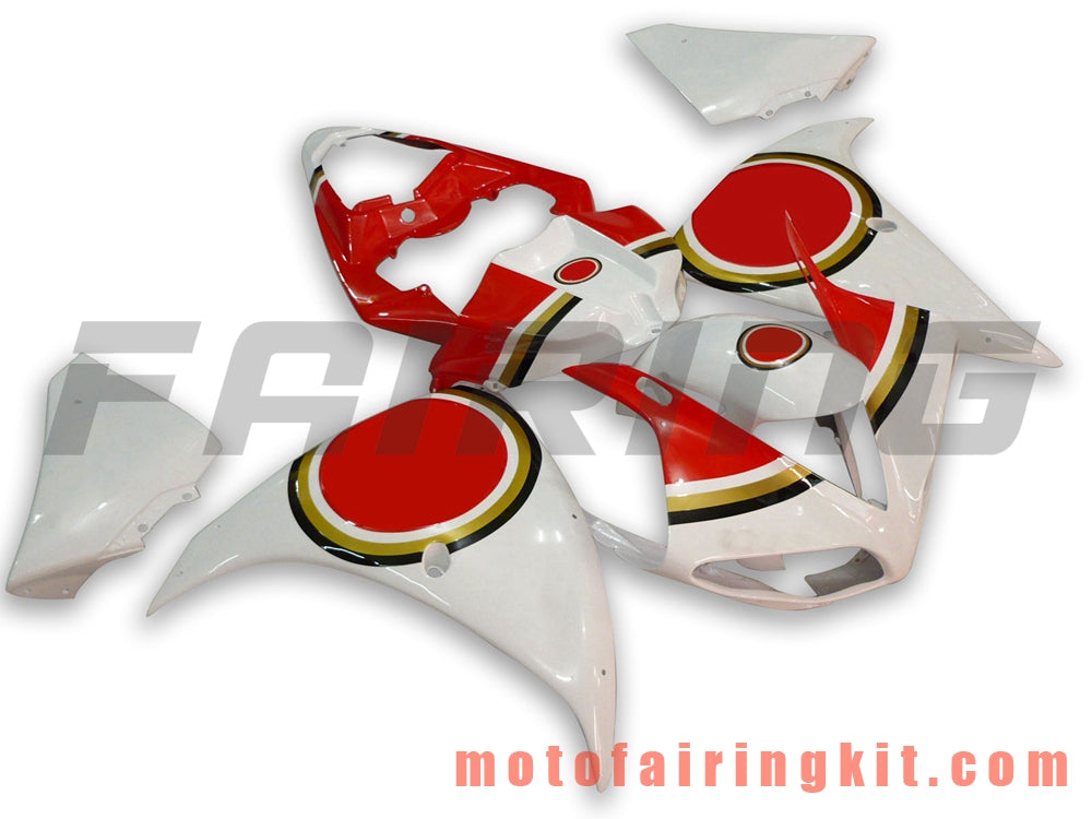 Fairing Kits Fit for YZF-1000 R1 2009 2010 2011 YZF 1000 R1 09 10 11 Plastic ABS Injection Mold Complete Motorcycle Body Aftermarket Bodywork Frame (Red & White) B021