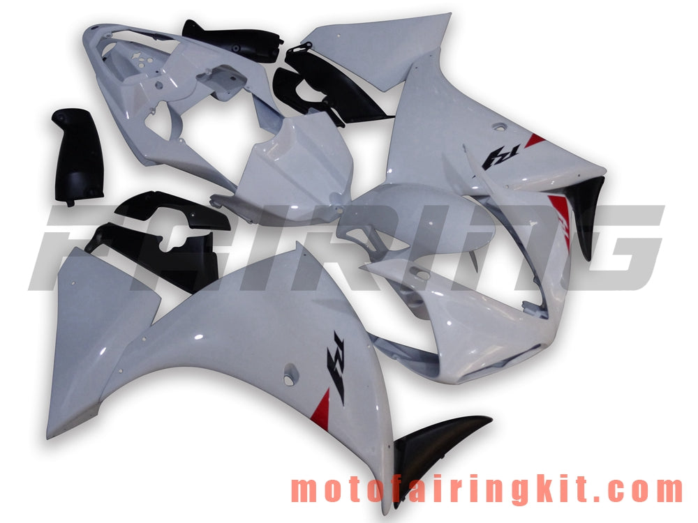 Fairing Kits Fit for YZF-1000 R1 2009 2010 2011 YZF 1000 R1 09 10 11 Plastic ABS Injection Mold Complete Motorcycle Body Aftermarket Bodywork Frame (White) B027