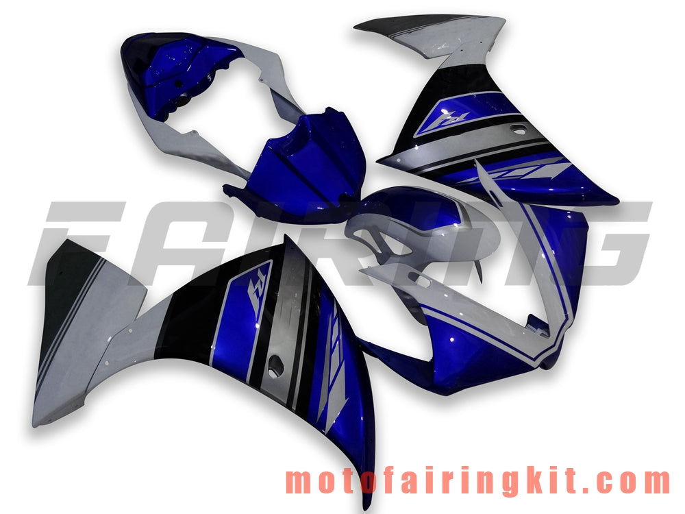 Fairing Kits Fit for YZF-1000 R1 2009 2010 2011 YZF 1000 R1 09 10 11 Plastic ABS Injection Mold Complete Motorcycle Body Aftermarket Bodywork Frame (Blue & White) B034