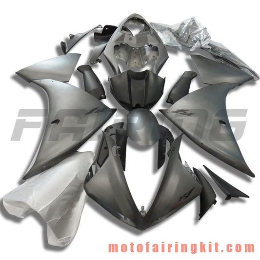 Fairing Kits Fit for YZF-1000 R1 2009 2010 2011 YZF 1000 R1 09 10 11 Plastic ABS Injection Mold Complete Motorcycle Body Aftermarket Bodywork Frame (Gray) B046