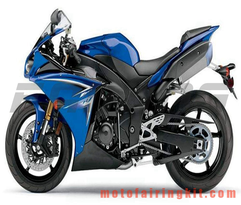 フェアリングキット YZF-1000 R1 2009 2010 2011 YZF 1000 R1 09 10 11 プラスチック ABS 射出成型 完全なオートバイボディ アフターマーケットボディワークフレーム (ブルー) B047