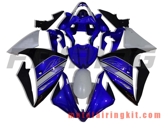 Fairing Kits Fit for YZF-1000 R1 2012 2013 2014 YZF 1000 R1 12 13 14 Plastic ABS Injection Mold Complete Motorcycle Body Aftermarket Bodywork Frame (Blue & Black) B003