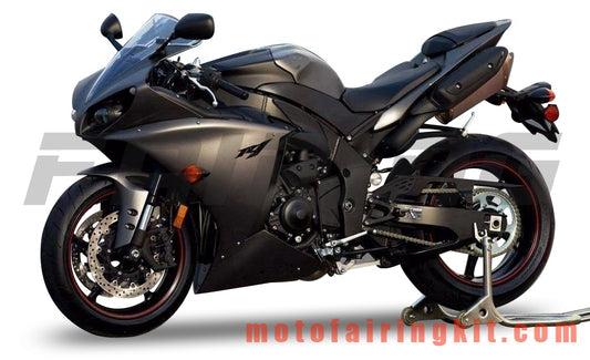 フェアリングキット YZF-1000 R1 2012 2013 2014 YZF 1000 R1 12 13 14 プラスチック ABS 射出成形 完全なオートバイボディ アフターマーケットボディワークフレーム (ブラック &amp; グレー) B014