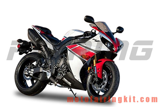 フェアリングキット YZF-1000 R1 2012 2013 2014 YZF 1000 R1 12 13 14 プラスチック ABS 射出成形 完全なオートバイボディ アフターマーケットボディワークフレーム (ホワイト &amp; レッド) B017