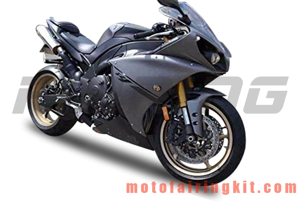 Kits de carenado aptos para YZF-1000 R1 2012 2013 2014 YZF 1000 R1 12 13 14 Molde de inyección de plástico ABS Carrocería completa para motocicleta Marco de carrocería de posventa (gris y negro) B018