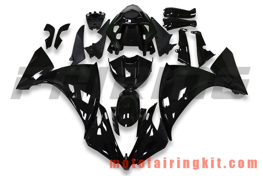 Fairing Kits Fit for YZF-1000 R1 2012 2013 2014 YZF 1000 R1 12 13 14 Plastic ABS Injection Mold Complete Motorcycle Body Aftermarket Bodywork Frame (Black) B020