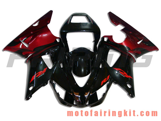 Kits de carenado aptos para YZF-1000 R1 1998 1999 YZF 1000 R1 98 99 Molde de inyección de plástico ABS Carrocería completa para motocicleta Marco de carrocería de posventa (negro y naranja) B010