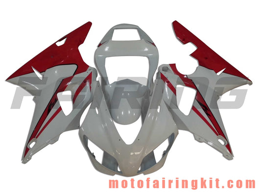 Fairing Kits Fit for YZF-1000 R1 1998 1999 YZF 1000 R1 98 99 Plastic ABS Injection Mold Complete Motorcycle Body Aftermarket Bodywork Frame (White & Red) B014