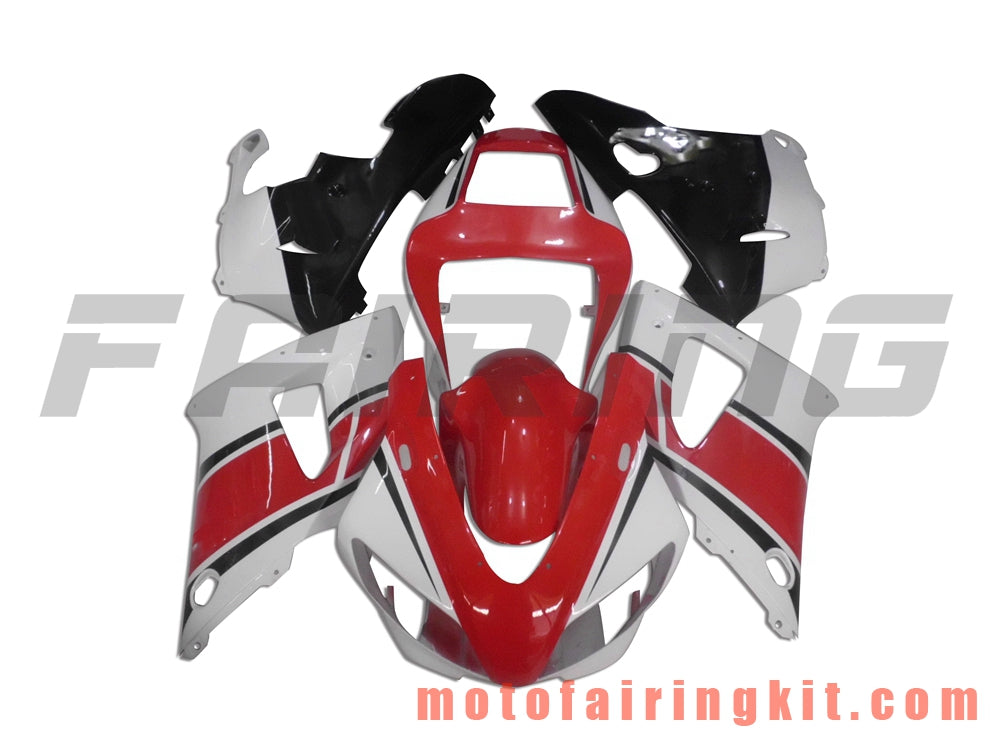 Fairing Kits Fit for YZF-1000 R1 1998 1999 YZF 1000 R1 98 99 Plastic ABS Injection Mold Complete Motorcycle Body Aftermarket Bodywork Frame (Red & White) B021