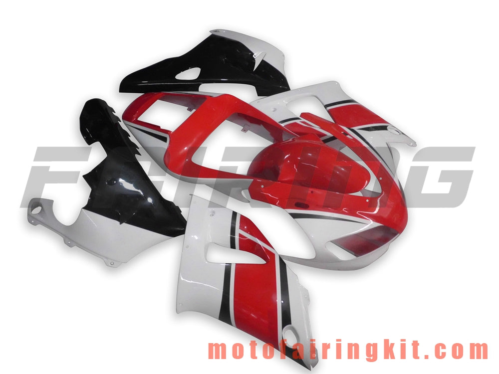 Fairing Kits Fit for YZF-1000 R1 1998 1999 YZF 1000 R1 98 99 Plastic ABS Injection Mold Complete Motorcycle Body Aftermarket Bodywork Frame (Red & White) B021