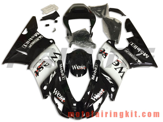 Kits de carenado aptos para YZF-1000 R1 1998 1999 YZF 1000 R1 98 99 Molde de inyección de plástico ABS Carrocería completa para motocicleta Marco de carrocería de posventa (blanco y negro) B030