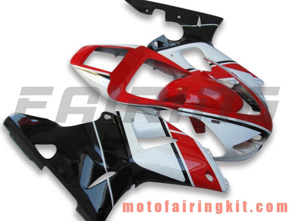 Fairing Kits Fit for YZF-1000 R1 1998 1999 YZF 1000 R1 98 99 Plastic ABS Injection Mold Complete Motorcycle Body Aftermarket Bodywork Frame (Red & Black) B032