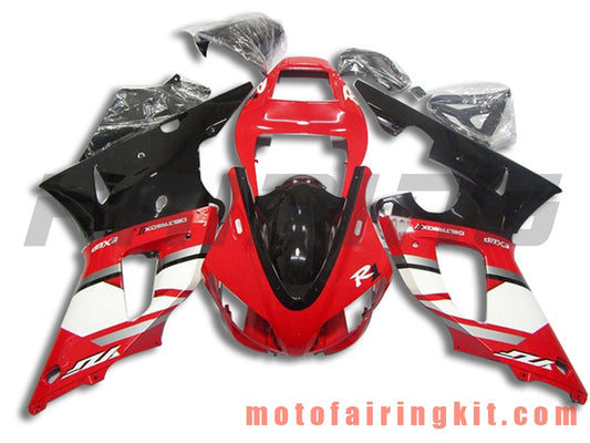 Fairing Kits Fit for YZF-1000 R1 1998 1999 YZF 1000 R1 98 99 Plastic ABS Injection Mold Complete Motorcycle Body Aftermarket Bodywork Frame (Red & Black) B034