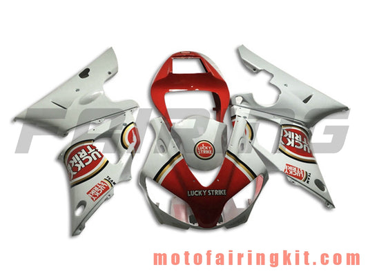 Fairing Kits Fit for YZF-1000 R1 1998 1999 YZF 1000 R1 98 99 Plastic ABS Injection Mold Complete Motorcycle Body Aftermarket Bodywork Frame (White & Red) B039