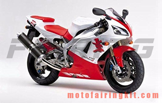 Kits de carenado aptos para YZF-1000 R1 1998 1999 YZF 1000 R1 98 99 Molde de inyección de plástico ABS Carrocería completa para motocicleta Marco de carrocería de posventa (rojo y blanco) B041