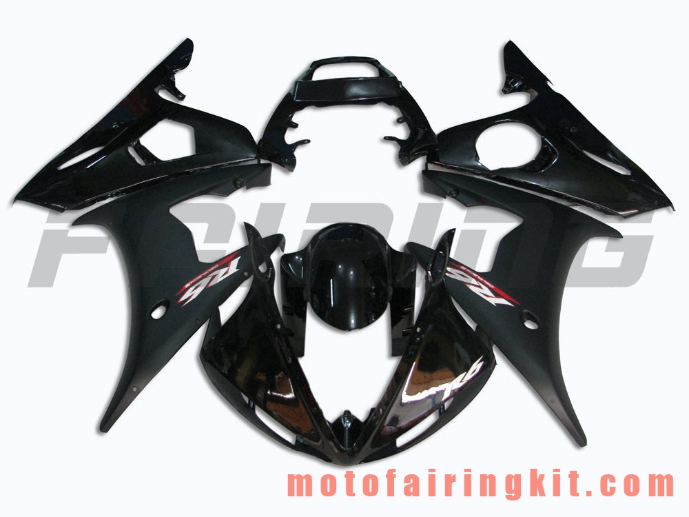 Kits de carenado aptos para YZF-600 R6 2003 2004 YZF 600 R6 03 04 Molde de inyección de plástico ABS Carrocería completa para motocicleta Marco de carrocería de posventa (negro) B001