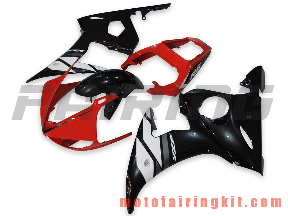 Kits de carenado aptos para YZF-600 R6 2003 2004 YZF 600 R6 03 04 Molde de inyección de plástico ABS Carrocería completa para motocicleta Marco de carrocería de posventa (rojo y negro) B029