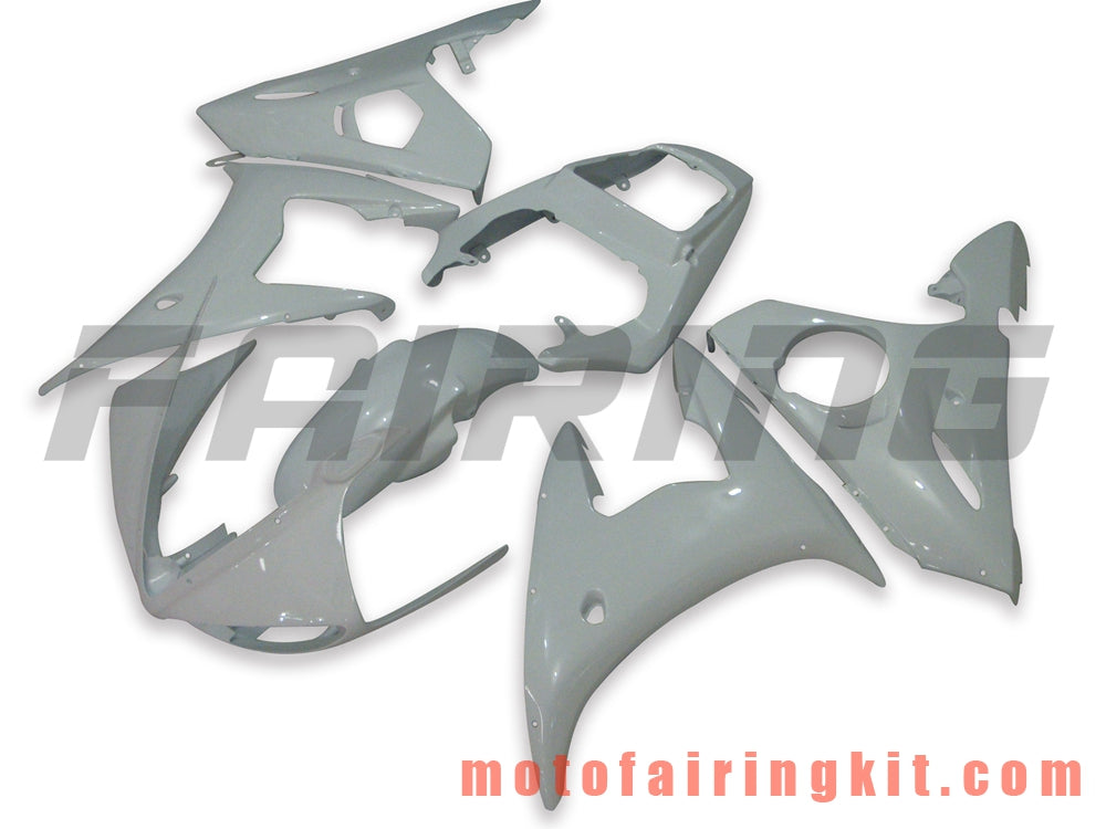 Kits de carenado aptos para YZF-600 R6 2003 2004 YZF 600 R6 03 04 Molde de inyección de plástico ABS Carrocería completa para motocicleta Marco de carrocería de posventa (blanco) B045