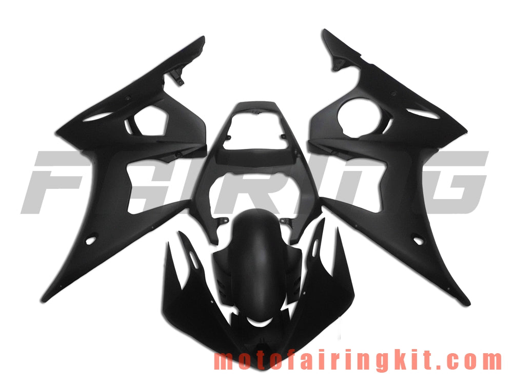 Kits de carenado aptos para YZF-600 R6 2003 2004 YZF 600 R6 03 04 Molde de inyección de plástico ABS Carrocería completa para motocicleta Marco de carrocería de posventa (negro) B056