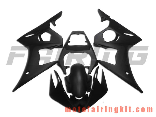 Fairing Kits Fit for YZF-600 R6 2003 2004 YZF 600 R6 03 04 Plastic ABS Injection Mold Complete Motorcycle Body Aftermarket Bodywork Frame (Black) B056