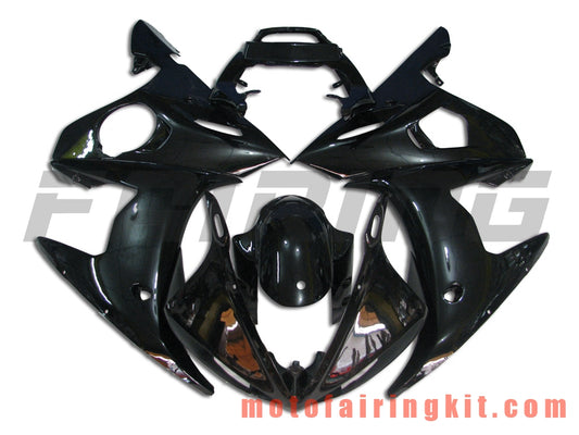 Kits de carenado aptos para YZF-600 R6 2003 2004 YZF 600 R6 03 04 Molde de inyección de plástico ABS Carrocería completa para motocicleta Marco de carrocería de posventa (negro) B060