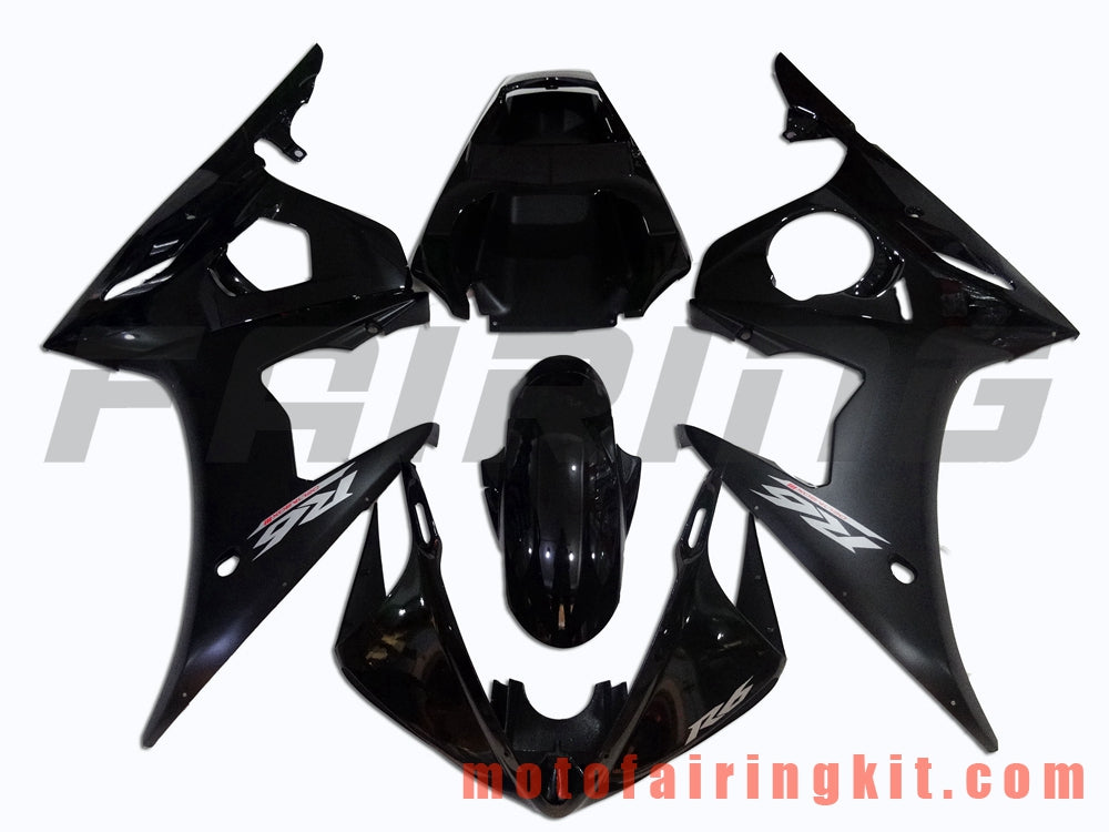 Fairing Kits Fit for YZF-600 R6 2003 2004 YZF 600 R6 03 04 Plastic ABS Injection Mold Complete Motorcycle Body Aftermarket Bodywork Frame (Black) B068