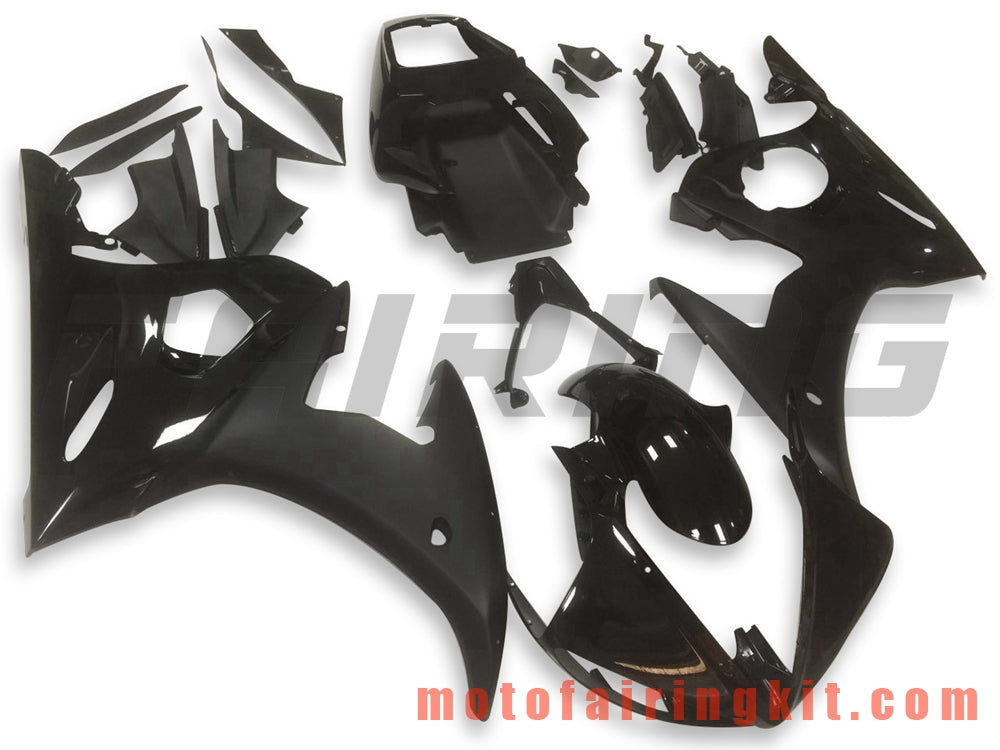 Fairing Kits Fit for YZF-600 R6 2003 2004 YZF 600 R6 03 04 Plastic ABS Injection Mold Complete Motorcycle Body Aftermarket Bodywork Frame (Black) B075