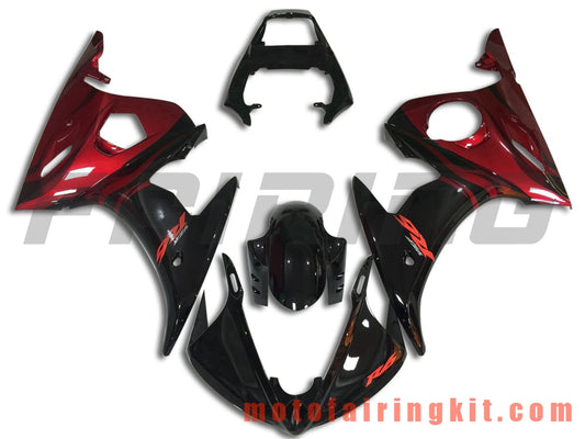 Fairing Kits Fit for YZF-600 R6 2003 2004 YZF 600 R6 03 04 Plastic ABS Injection Mold Complete Motorcycle Body Aftermarket Bodywork Frame (Black & Orange) B077