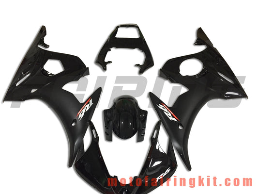 Kits de carenado aptos para YZF-600 R6 2003 2004 YZF 600 R6 03 04 Molde de inyección de plástico ABS Carrocería completa para motocicleta Marco de carrocería de posventa (negro) B079