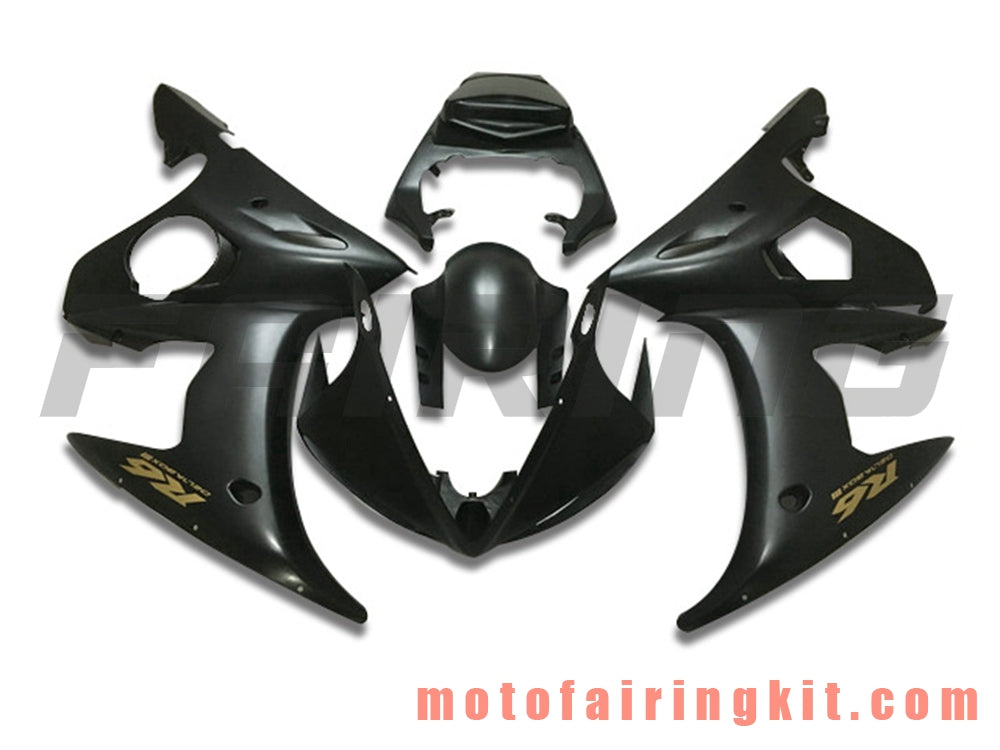 Fairing Kits Fit for YZF-600 R6 2003 2004 YZF 600 R6 03 04 Plastic ABS Injection Mold Complete Motorcycle Body Aftermarket Bodywork Frame (Black) B094