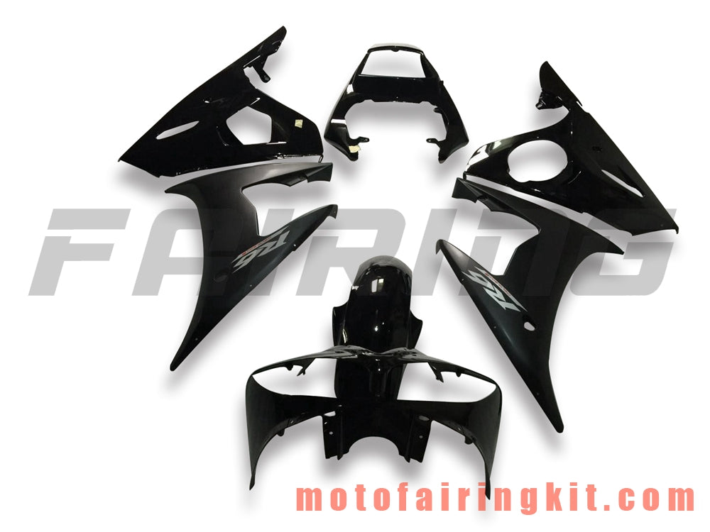 Kits de carenado aptos para YZF-600 R6 2003 2004 YZF 600 R6 03 04 Molde de inyección de plástico ABS Carrocería completa para motocicleta Marco de carrocería de posventa (negro) B099