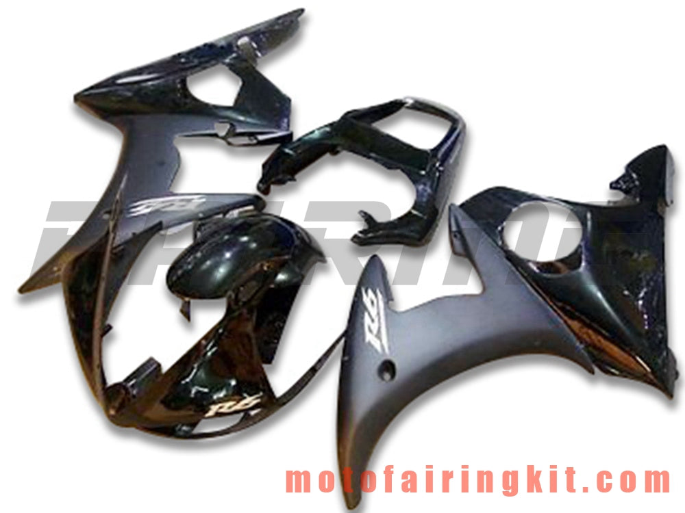 Fairing Kits Fit for YZF-600 R6 2003 2004 YZF 600 R6 03 04 Plastic ABS Injection Mold Complete Motorcycle Body Aftermarket Bodywork Frame (Black) B104