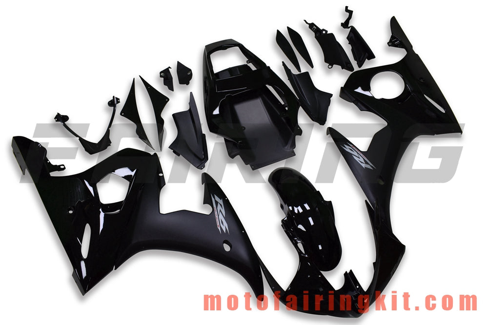 Kits de carenado aptos para YZF-600 R6 2003 2004 YZF 600 R6 03 04 Molde de inyección de plástico ABS Carrocería completa para motocicleta Marco de carrocería de posventa (negro) B106